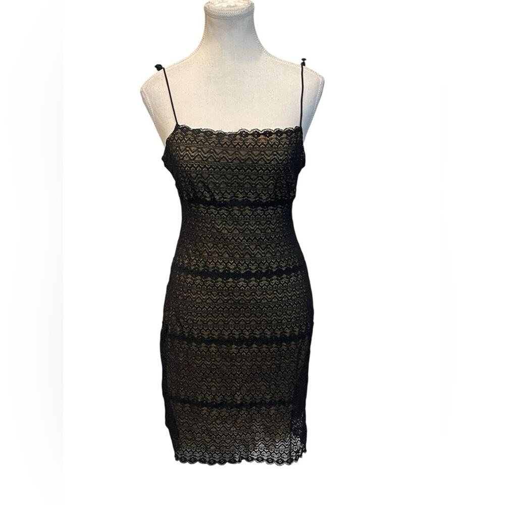 Cosabella Black Lace Mini Dress